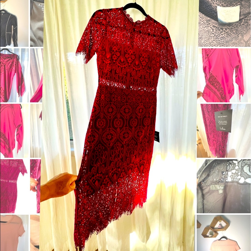 Lulu’s party dress in red
